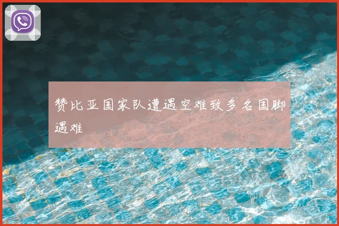赞比亚国家队遭遇空难致多名国脚遇难